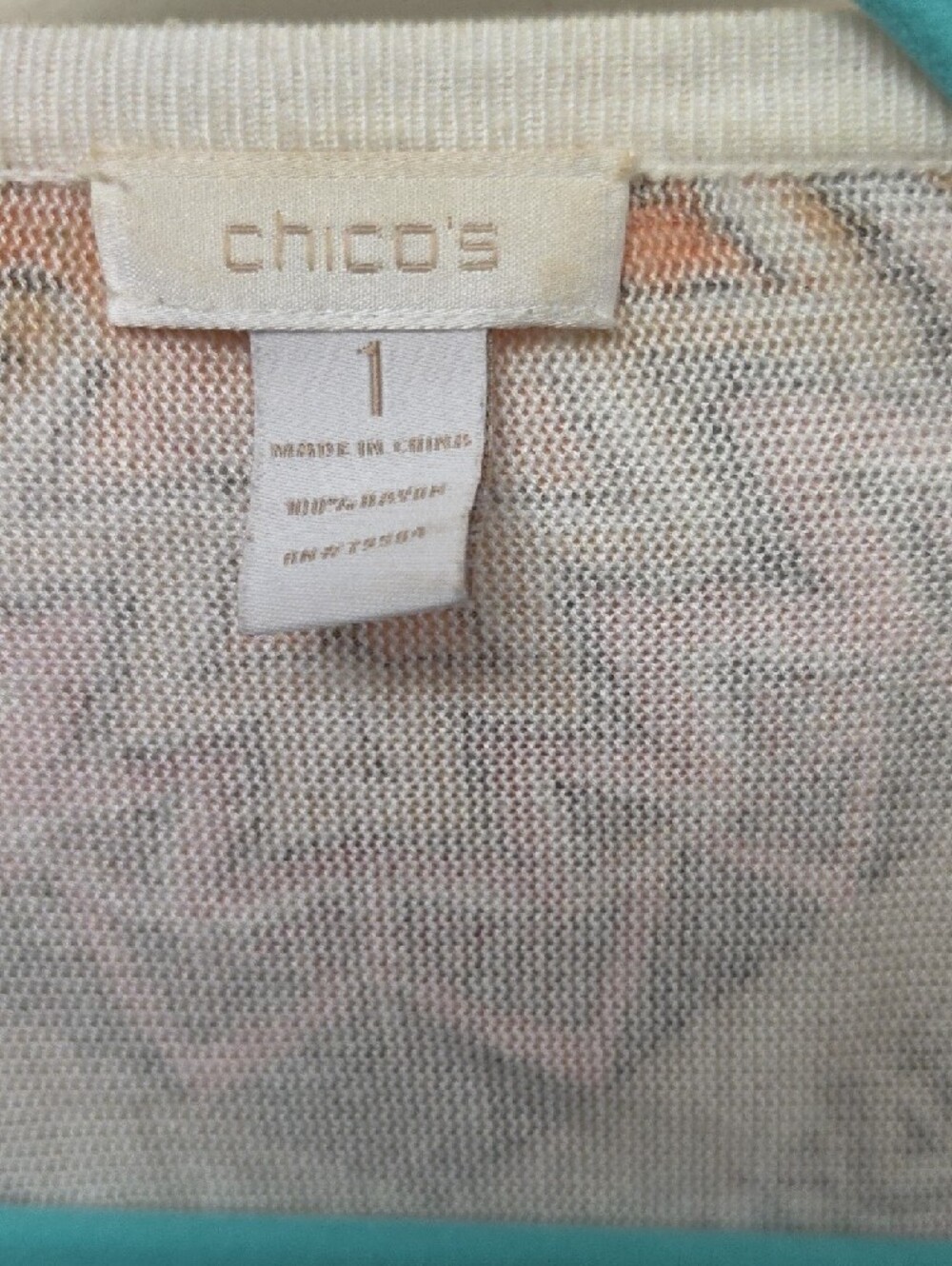 Chico's Open-Front Aztec Cardigan in Rust, Tan, Black & Cream SZ 1 ( MED) - Picture 2 of 4
